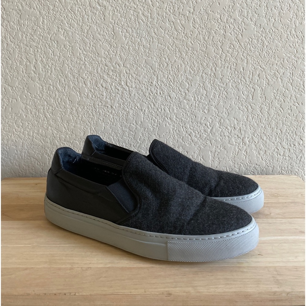 National Standard Dark Grey/Black Slip On Sneaker / Size 43